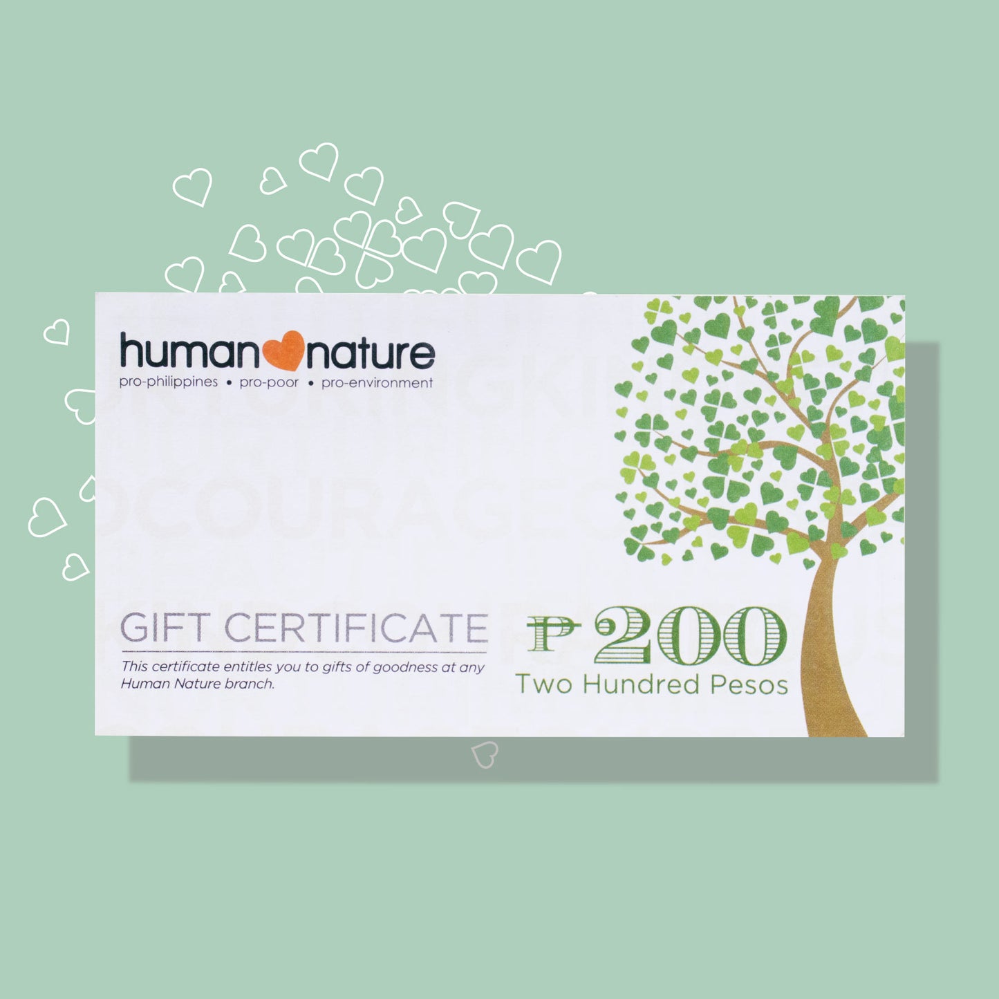 Human Nature Gift Certificate