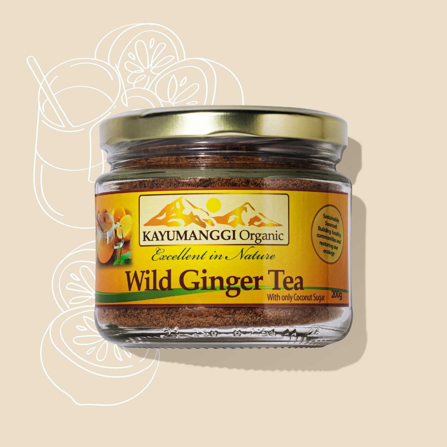 Kayumanggi Organic Wild Ginger Tea 200g