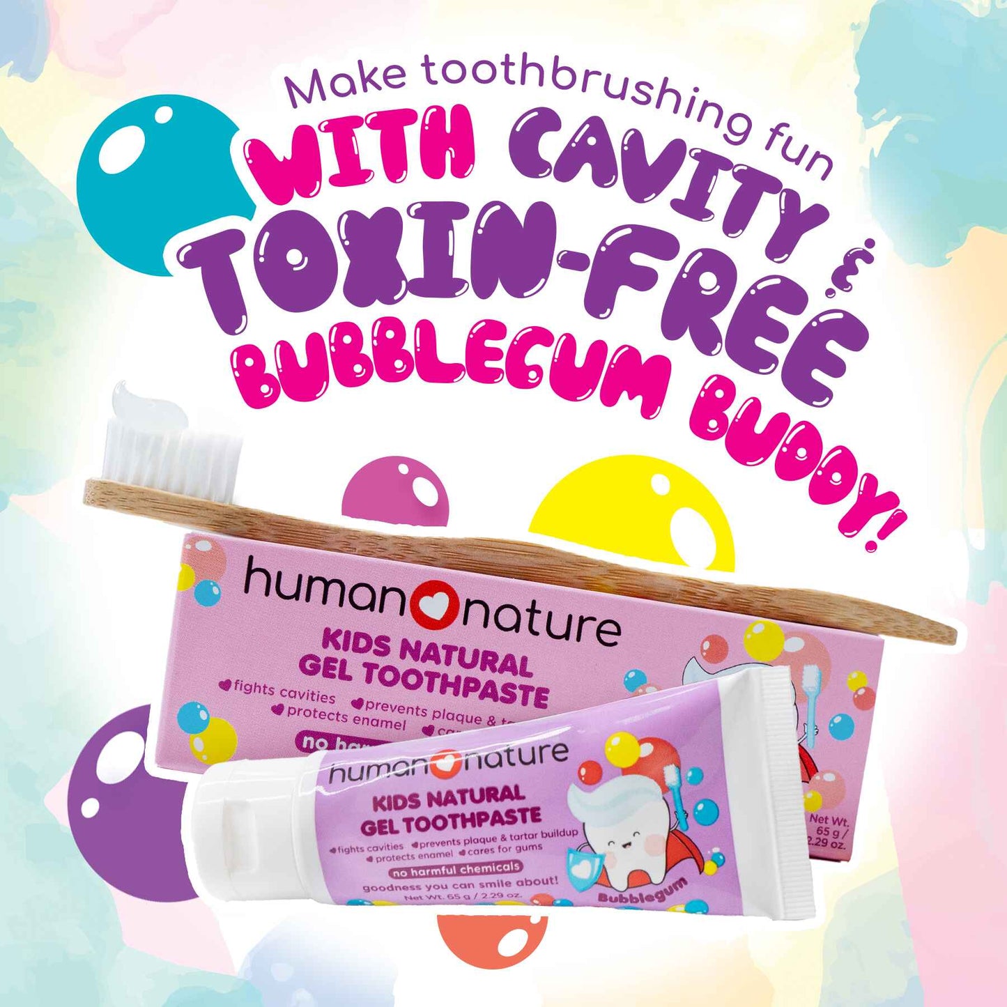 Kids Natural Gel Toothpaste - Bubblegum