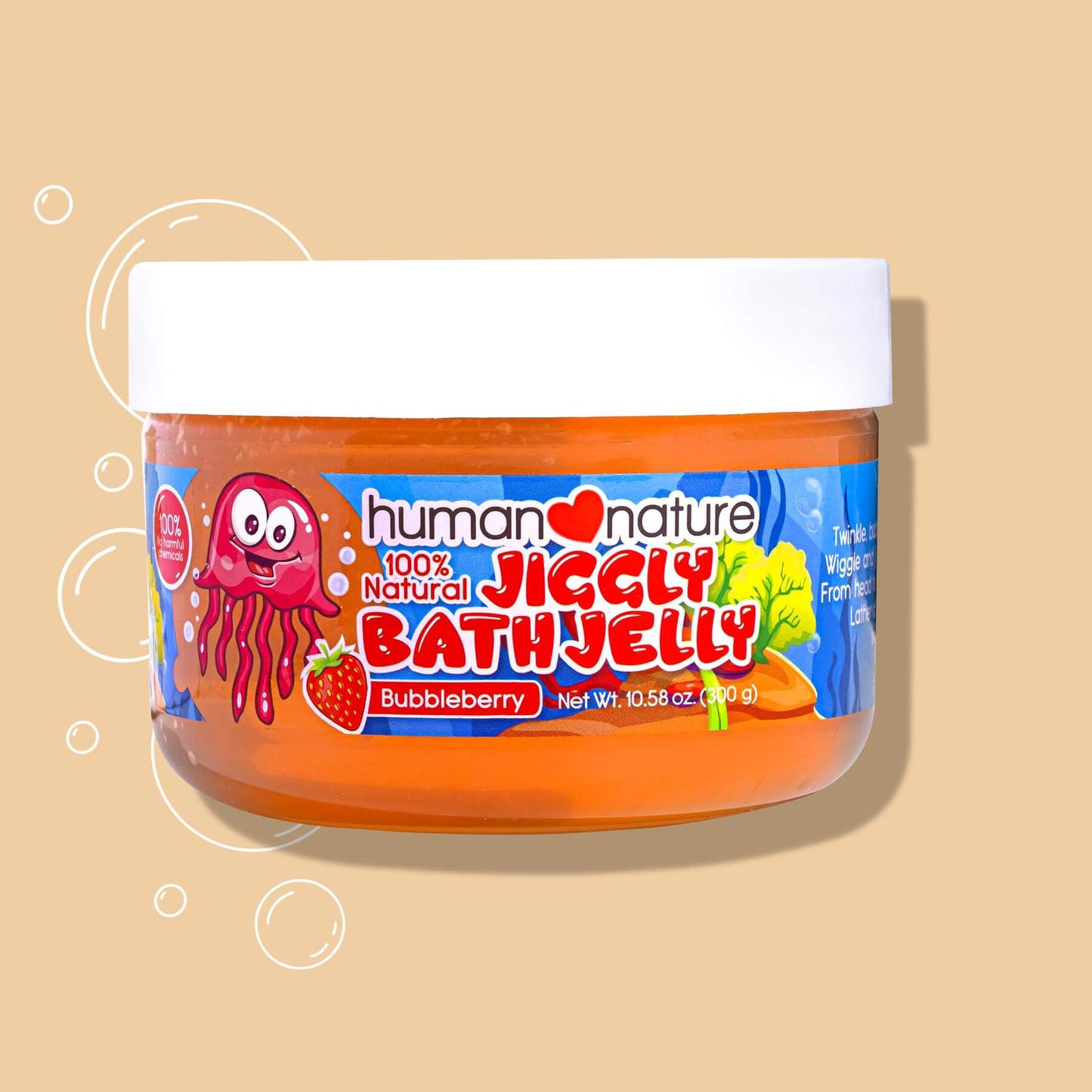 Kids Natural Jiggly Bath Jelly 300g