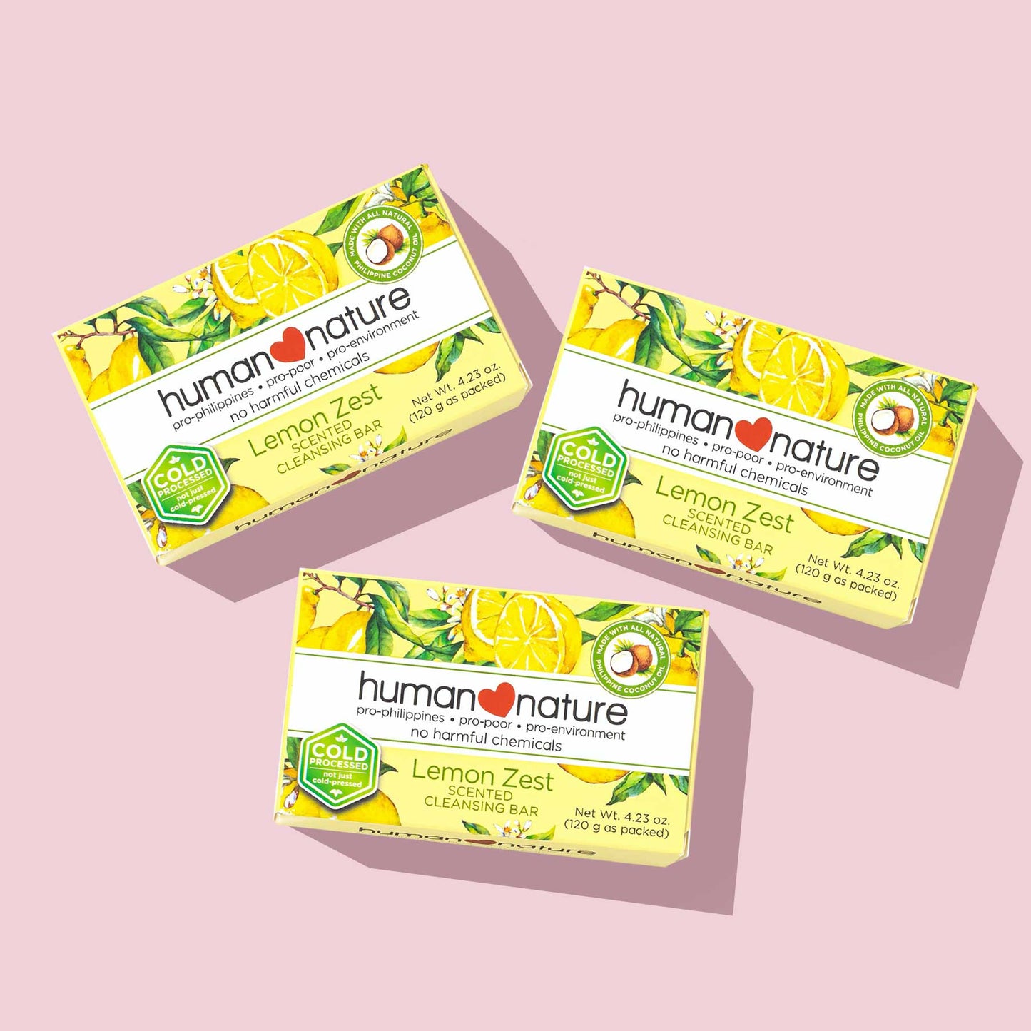 Lemon Cleansing Bars 120g Trio