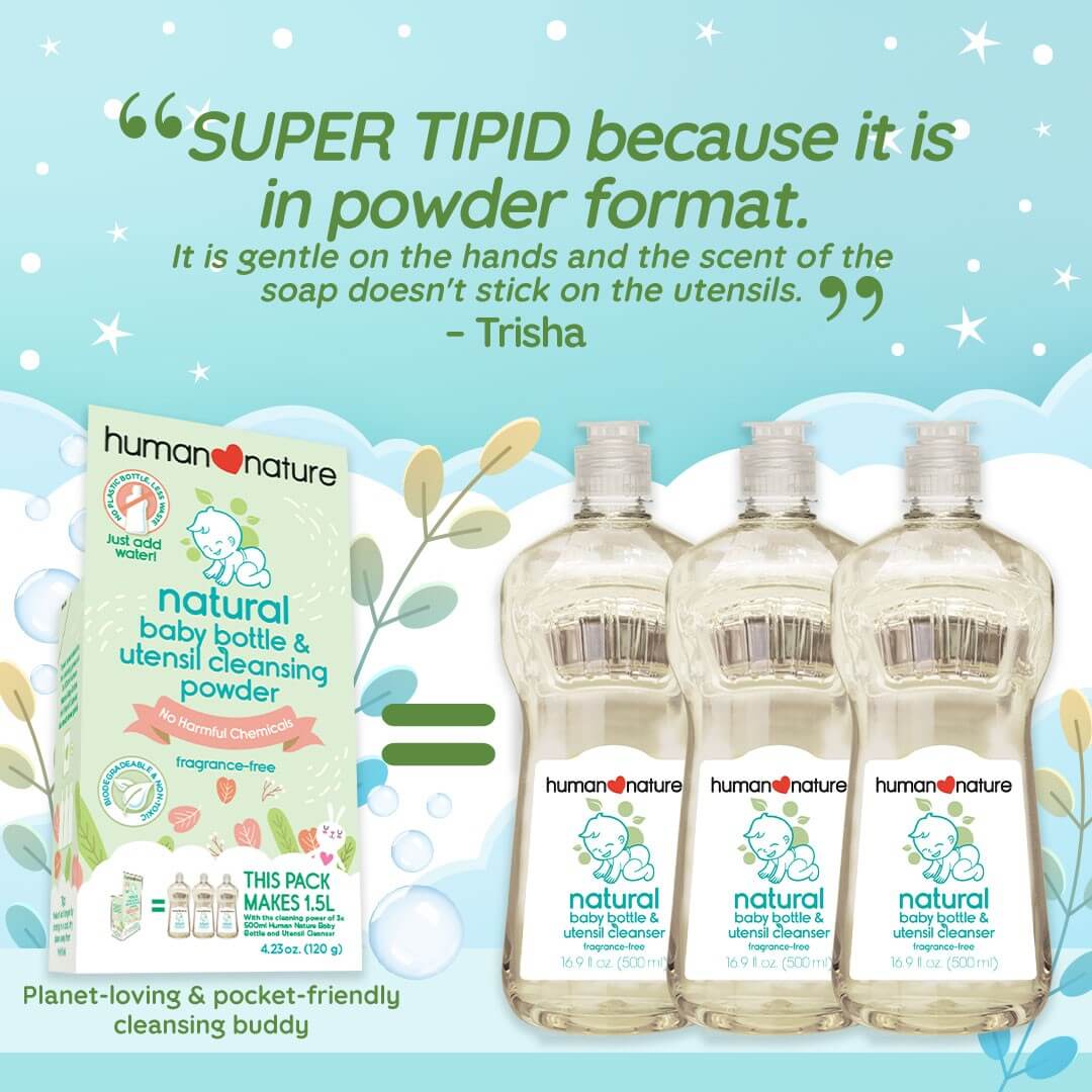 Natural Baby Bottle and Utensil Cleansing Powder