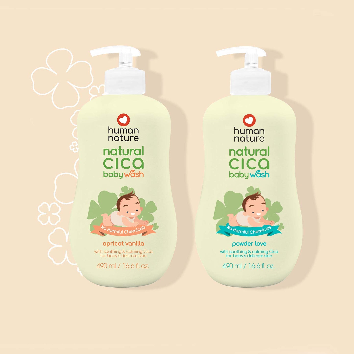 Natural Cica Baby Wash