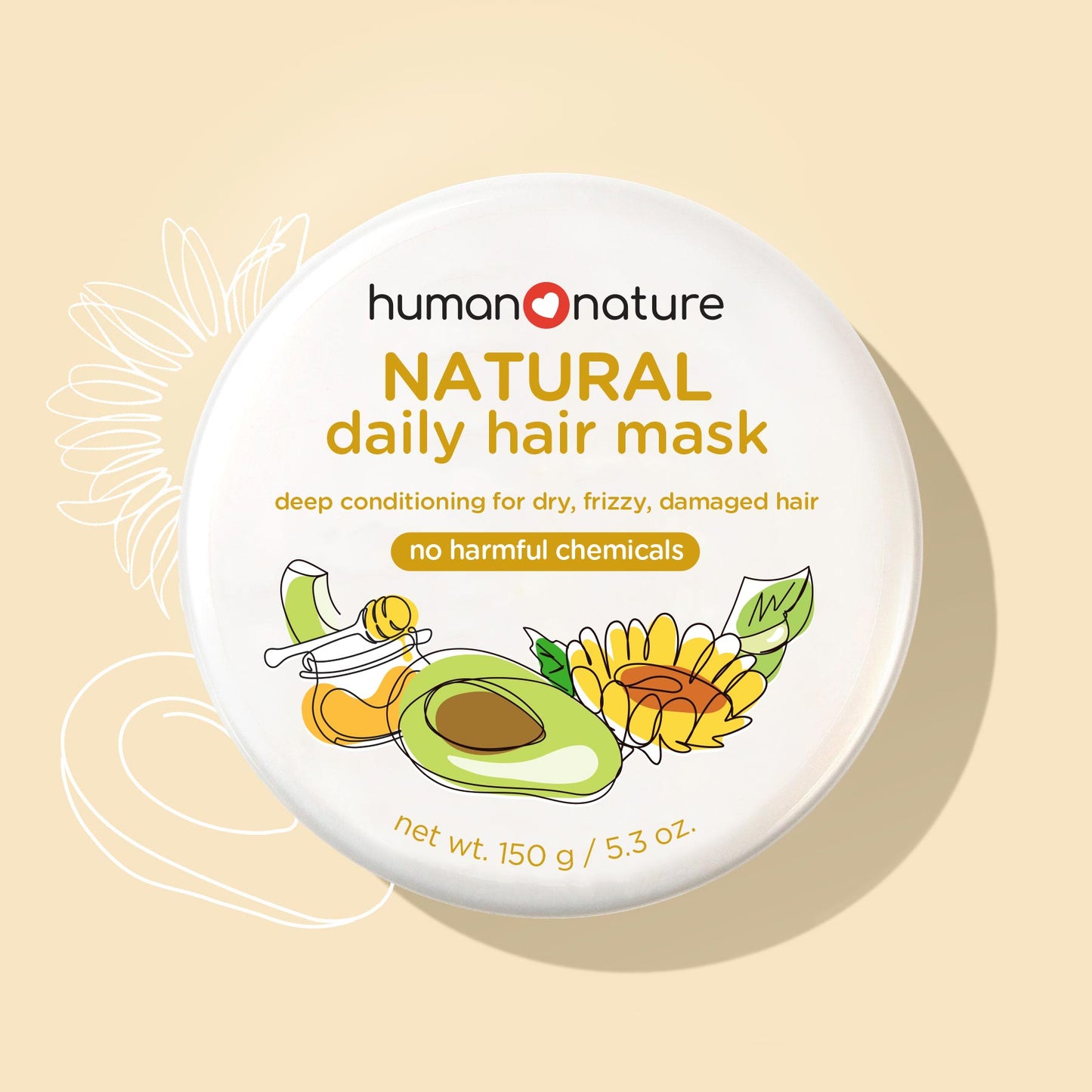 Natural Daily Hair Mask 150g