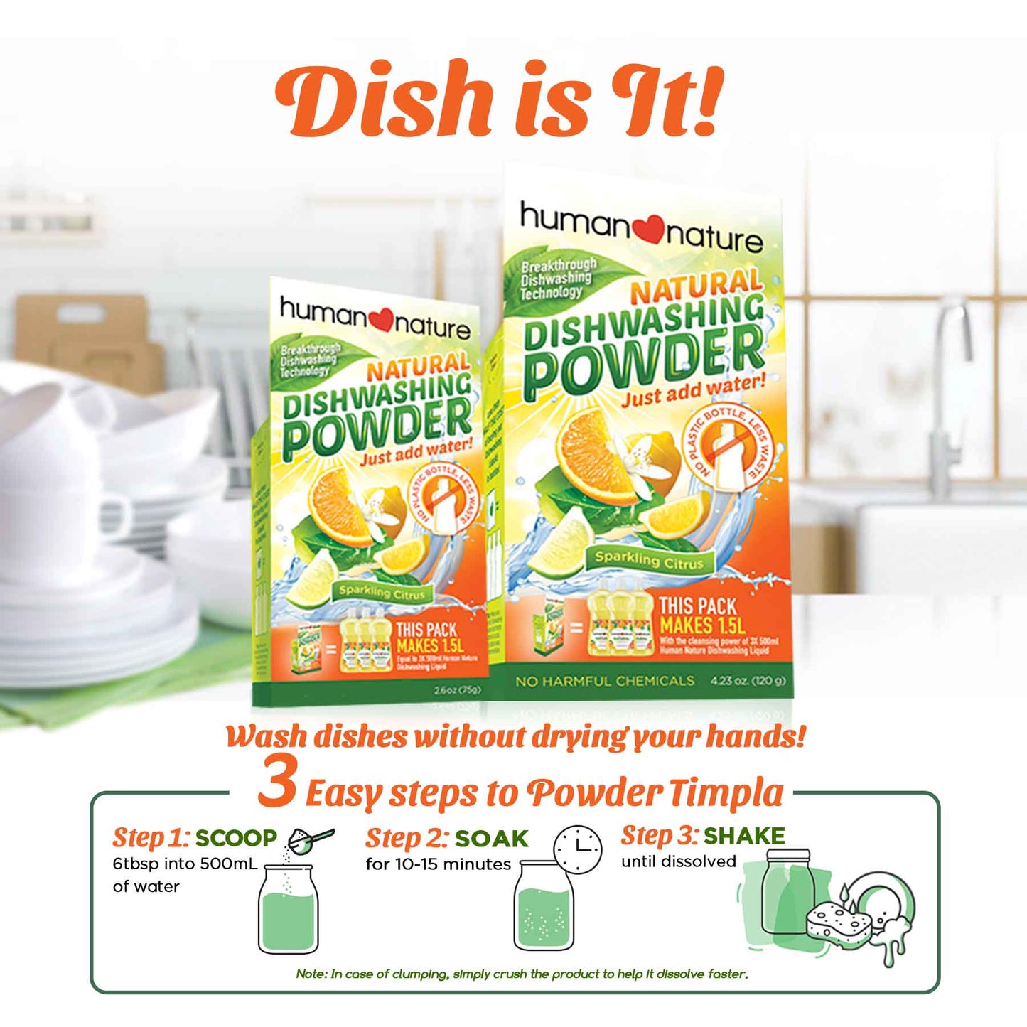 Natural Dishwashing Powder