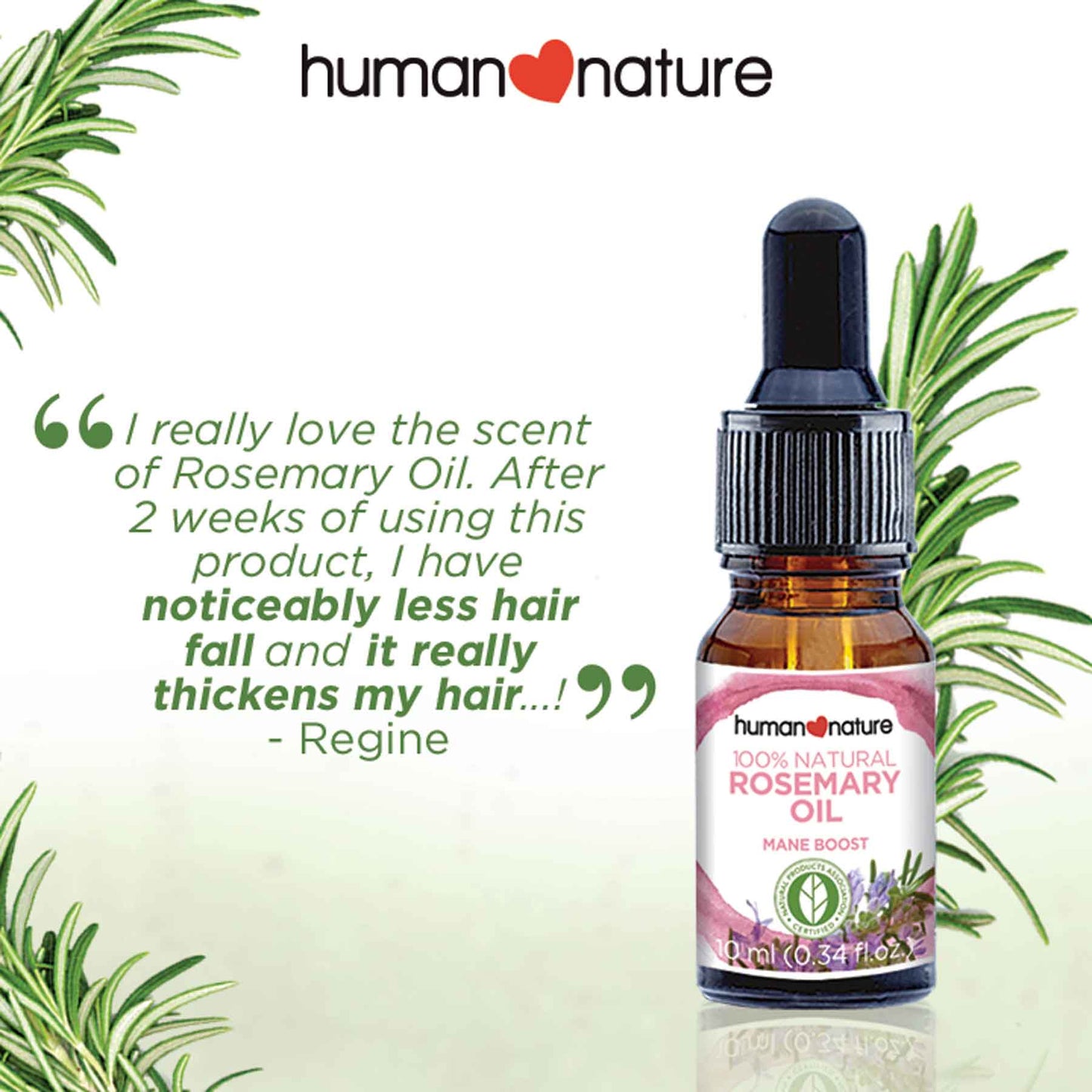 Natural Rosemary Oil 10ml