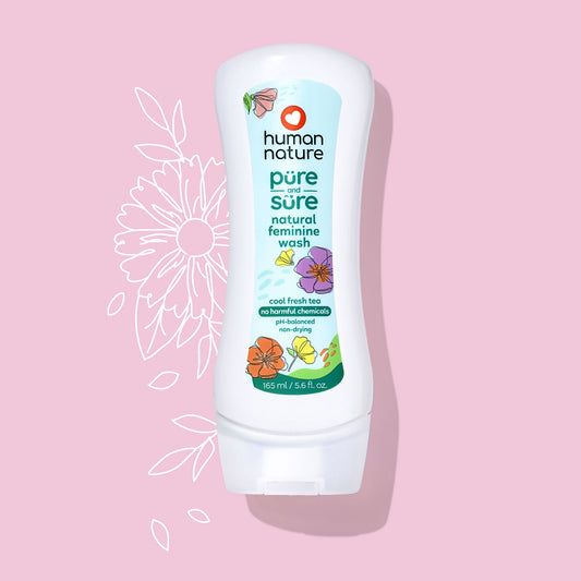 Pure and Sure Cool Fresh Tea Feminine Wash 165ml